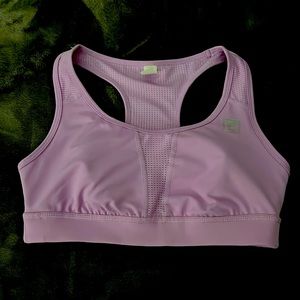 Lilac Padded Fila Sports Bra